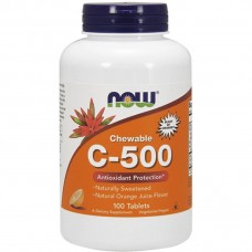 C - 500 Chew 100 tabs (Cherry) NOW