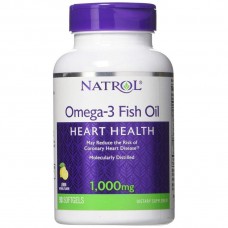 Omega-3 Fish Oil 1000 mg 60 Softgels (Lemon) Natrol