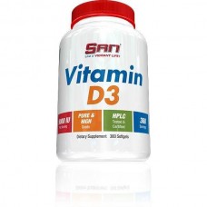 Вітамін Д Vitamin D3 1000IU 360 softgels San