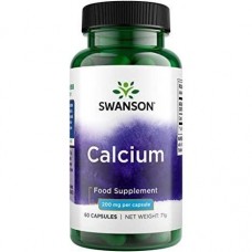 Calcium Citrate 200 mg 60 Caps Swanson