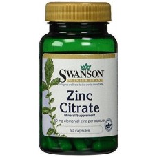 Цитрат цинку Zinc Citrate 50 mg 60 caps Swanson