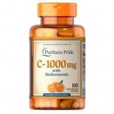 Вітамін С Vitamin C -1000 mg with Bioflavonoids 100 caps Puritan's Pride