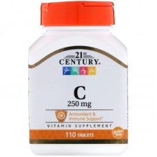 Vitamin C 250 110 Tabs 21st Century
