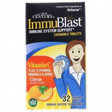 Вітамін ImmuBlast, Citrus 32 Chewable Tablets 21st Century