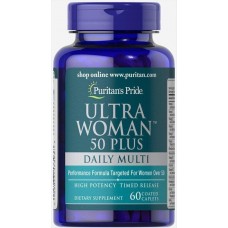 Мультивитаминный комплекс для мужчин Puritan's Pride Ultra Vita Man™ 50 Plus 60 Tablets Puritan's Pride