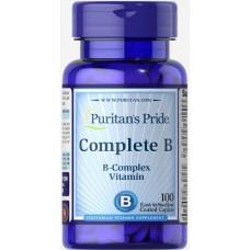 Комплекс вітаміну Б Complete B (Vitamin B Complex) 100 Tablets Puritan's Pride