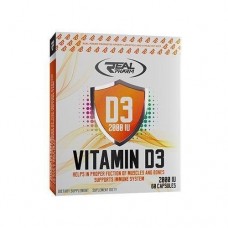 Вітаміни Vitamin D3 2000 IU 60 caps Real Pharm