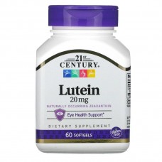 Lutein 20 mg 60 Softgels 21st Century