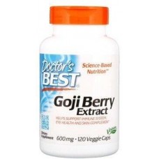Goji Berry Extract 600 mg 120 Veggie Caps Doctor's BEST