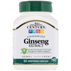 Ginseng Extract 200 mg 60 Veggie Caps 21st Century