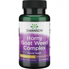 Horny Goat Weed Complex with Tribulus and Maca 60 Caps Swanson