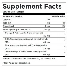 Virgin Salmon Oil 1.05 g 90 Sgels Swanson