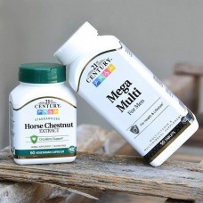 Horse Chestnut Extract, Standardized, 60 Vegetarian Capsules 21st Century