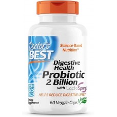Digestive Health, Probiotic with LactoSpore, 2 Billion, 60 Veggie Caps Doctor's BEST