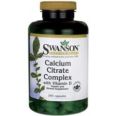 Calcium & Vitamin D 240 Caps Swanson