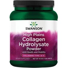 Collagen Hydrolysate Collagen Peptides Type I & III 454P Swanson