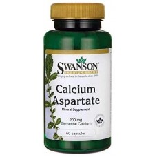 Calcium Aspartate 200 mg 60 Caps Swanson