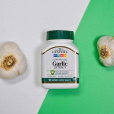 Garlic Extract, Standardized, 60 Enteric Coated Tablets 21st Century