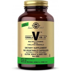 Formula VM-75 Multiple Vitamins с Chelated Minerals 120 Vegetable Capsules Solgar
