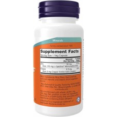 L-OptiZinc 30 mg with Copper 100caps NOW