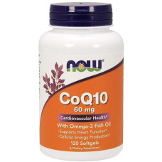 Coenzyme Q10 60 mg 120 soft NOW