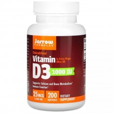 Vitamin D3 25 mcg 200 sgels Jarrow Formulas