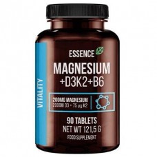 Вітаміни Magnesium + D3 K2 + B6 90 tabl Essence