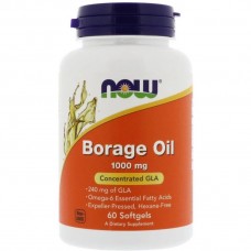 Borage Oil 1000mg 60 sgels NOW