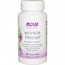 Антиоксидант Wrinkle Rescue 60 caps NOW